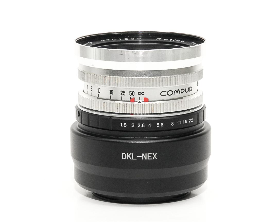50/1.9   Retina-Xenon　Schneider-Kreuznach　Germany　Sony/E マウントアダプタ付の画像