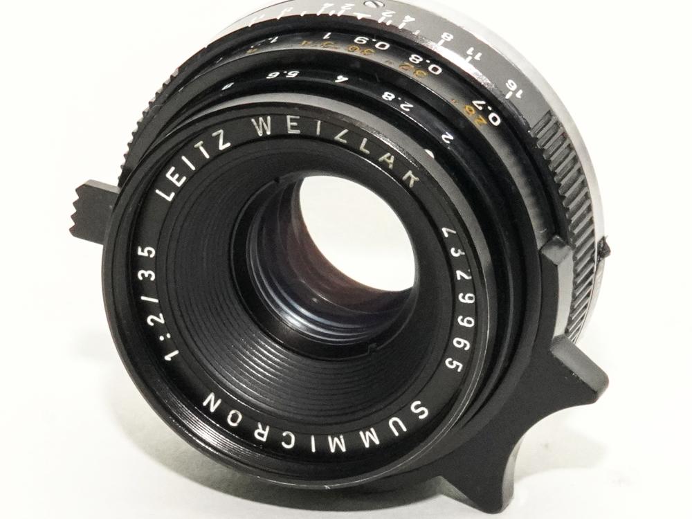 35/2 Summicron  S/N.2329965、メタルレンズフード 42Φ(カブセ) 前後レンズキャップ Germany 距離計連動の画像