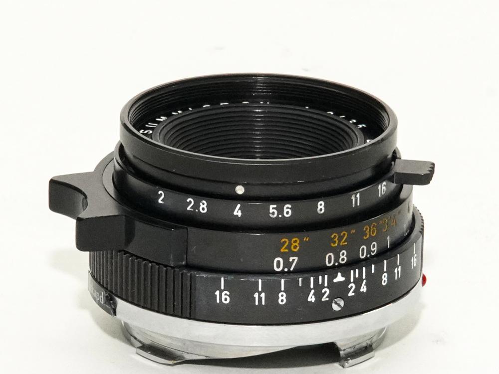 35/2 Summicron  S/N.2329965、メタルレンズフード 42Φ(カブセ) 前後レンズキャップ Germany 距離計連動の画像