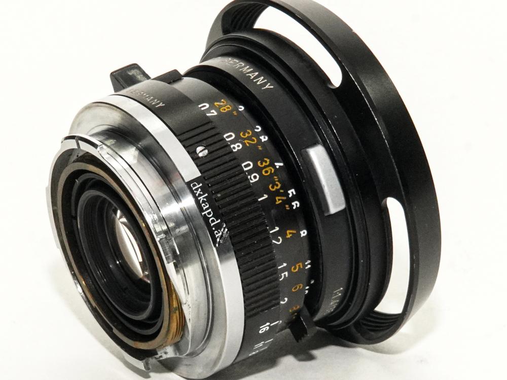 35/2 Summicron  S/N.2329965、メタルレンズフード 42Φ(カブセ) 前後レンズキャップ Germany 距離計連動の画像