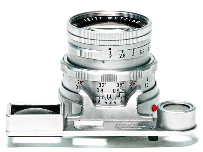 50/2 近接 SUMMICRON L#1764066 (made in Germany) ライカＭ用 前後キャップ付 接写アタッチメント(ヌーキー)付               1960年製造の画像