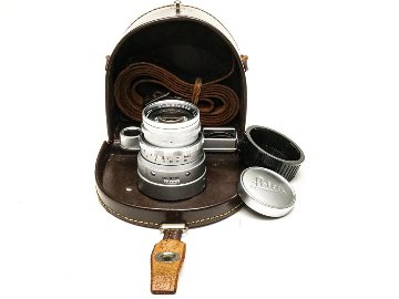 50/2 近接 SUMMICRON L#1764066 (made in Germany) ライカＭ用 前後キャップ付 接写アタッチメント(ヌーキー)付               1960年製造の画像
