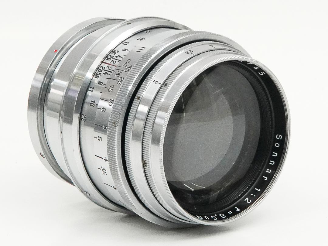 85/2 Sonnar Carl Zeiss Jena Contax/Rf   SN.2232745    真鍮鏡胴    距離計連動の画像