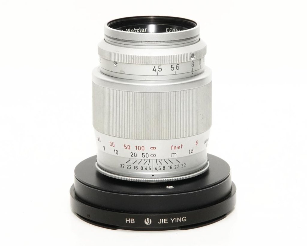 135/4.5 HEKTOR (Leitz-Wetzlar) V-シリーズ,ハッセルF用 （レンズ+マウントリング2個の販売）の画像