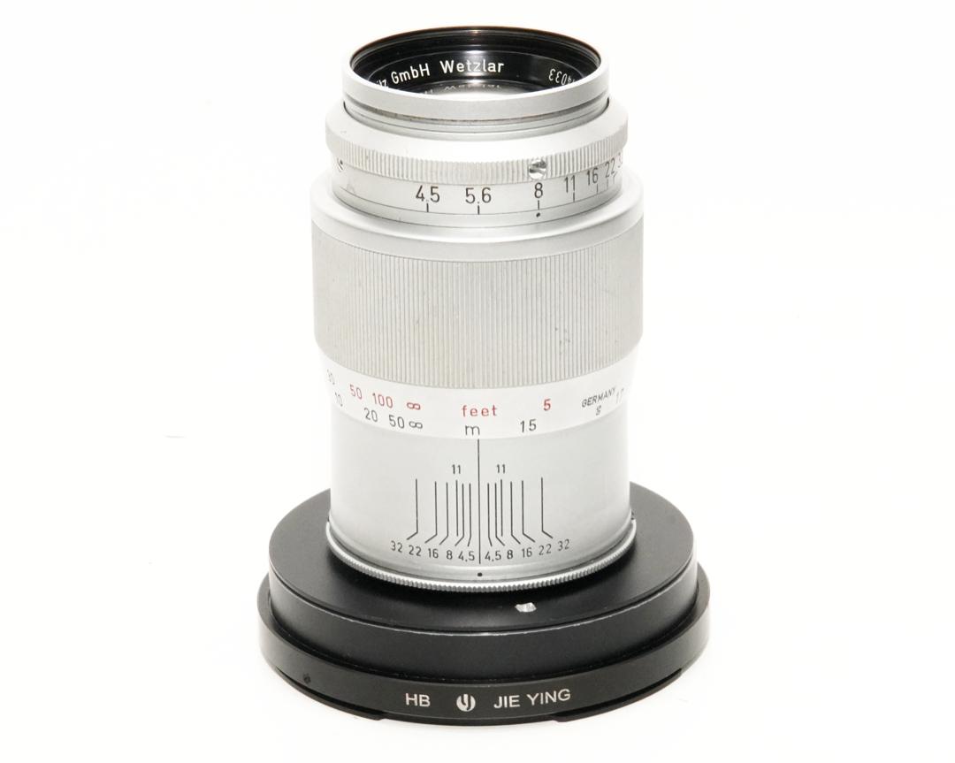 135/4.5 HEKTOR (Leitz-Wetzlar) V-シリーズ,ハッセルF用 （レンズ+マウントリング2個の販売）の画像