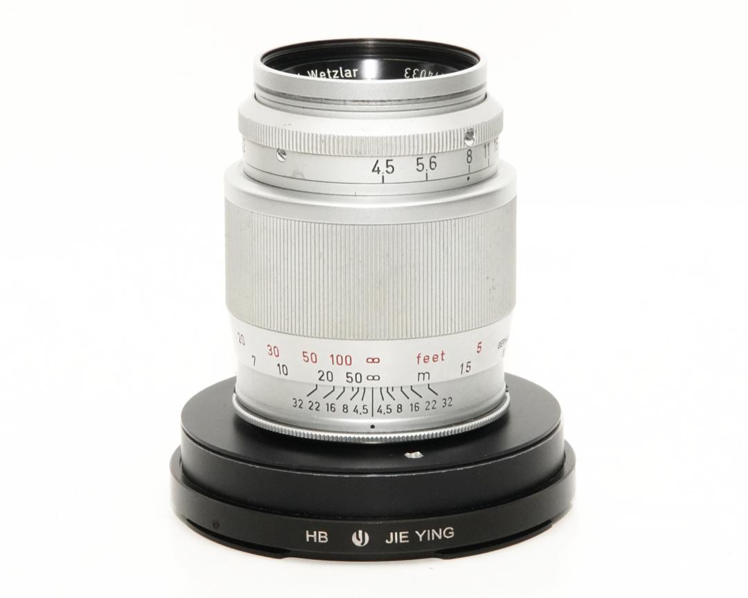 135/4.5 HEKTOR (Leitz-Wetzlar) V-シリーズ,ハッセルF用 （レンズ+マウントリング2個の販売）の画像