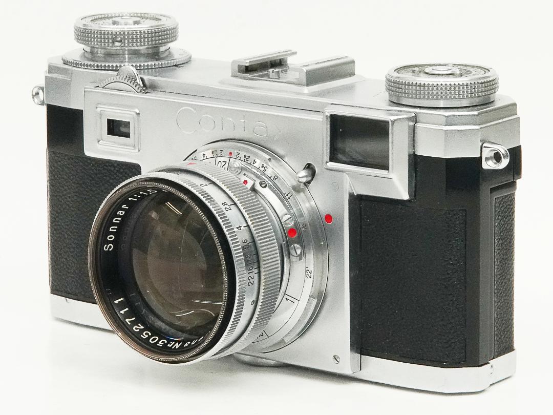 Contax ⅡA 50/1.5 Sonnar T コーティング (Zeiss-Opton) 距離計連動  レンズ 85%　ボデー 90%の画像