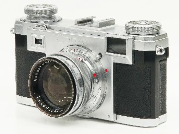 Contax ⅡA 50/1.5 Sonnar T コーティング (Zeiss-Opton) 距離計連動  レンズ 85%　ボデー 90%の画像