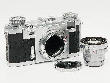 Contax ⅡA 50/1.5 Sonnar T コーティング (Zeiss-Opton) 距離計連動  レンズ 85%　ボデー 90%の画像