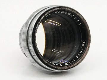 Contax ⅡA 50/1.5 Sonnar T コーティング (Zeiss-Opton) 距離計連動  レンズ 85%　ボデー 90%の画像