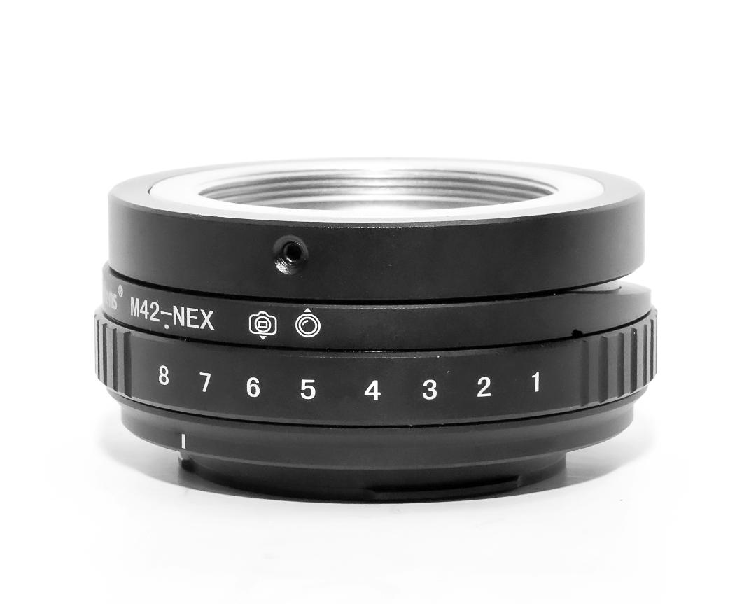 M42-SONY/E (M) , (M42のレンズを SONY/E カメラへ）チルト&シフト 撮影可能 ∞OKの画像