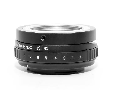 M42-SONY/E (M) , (M42のレンズを SONY/E カメラへ）チルト&シフト 撮影可能 ∞OKの画像