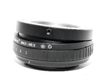 M42-SONY/E (M) , (M42のレンズを SONY/E カメラへ）チルト&シフト 撮影可能 ∞OKの画像