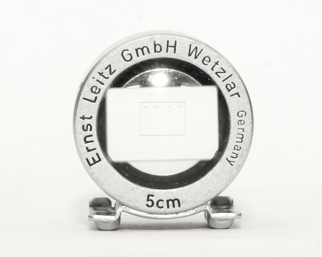 Leica 5cm 用 ファインダー、前期型、 SBOOI, Leitz 純正革ケース付の画像