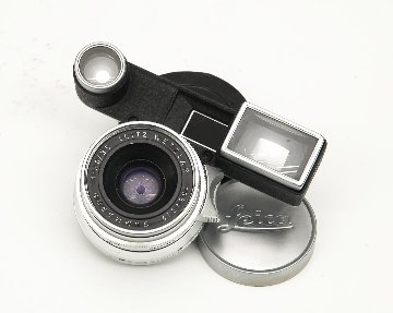35/2.8  Summaron S/N.1662317   ライカM用、 メガネ付き、 前後キャップ付,　∞でロック、1stの画像