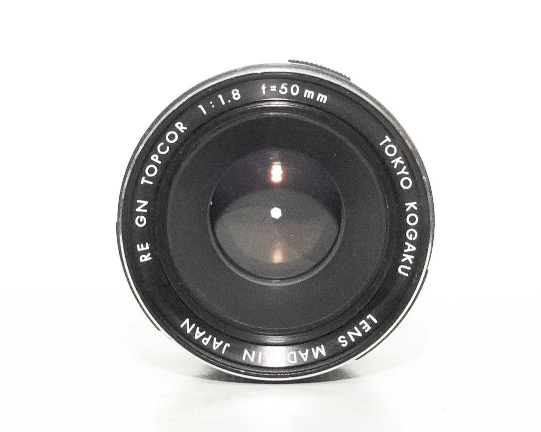 TOPCON SUPER DM + RE GN 50/1.8 TOPCOR セット 露出計良好 エキザクタマウント 東京光学 トプコールの画像