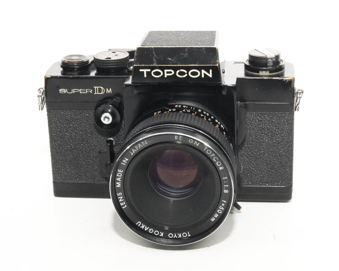 TOPCON SUPER DM + RE GN 50/1.8 TOPCOR セット 露出計良好 エキザクタマウント 東京光学 トプコールの画像