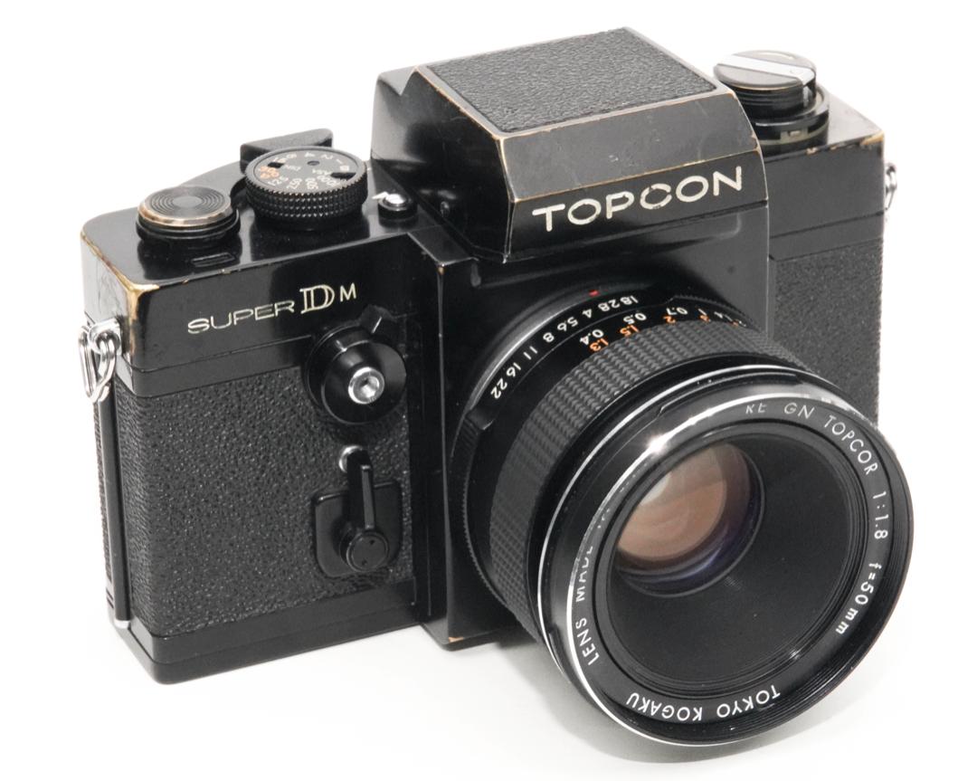 TOPCON SUPER DM + RE GN 50/1.8 TOPCOR セット 露出計良好 エキザクタマウント 東京光学 トプコールの画像