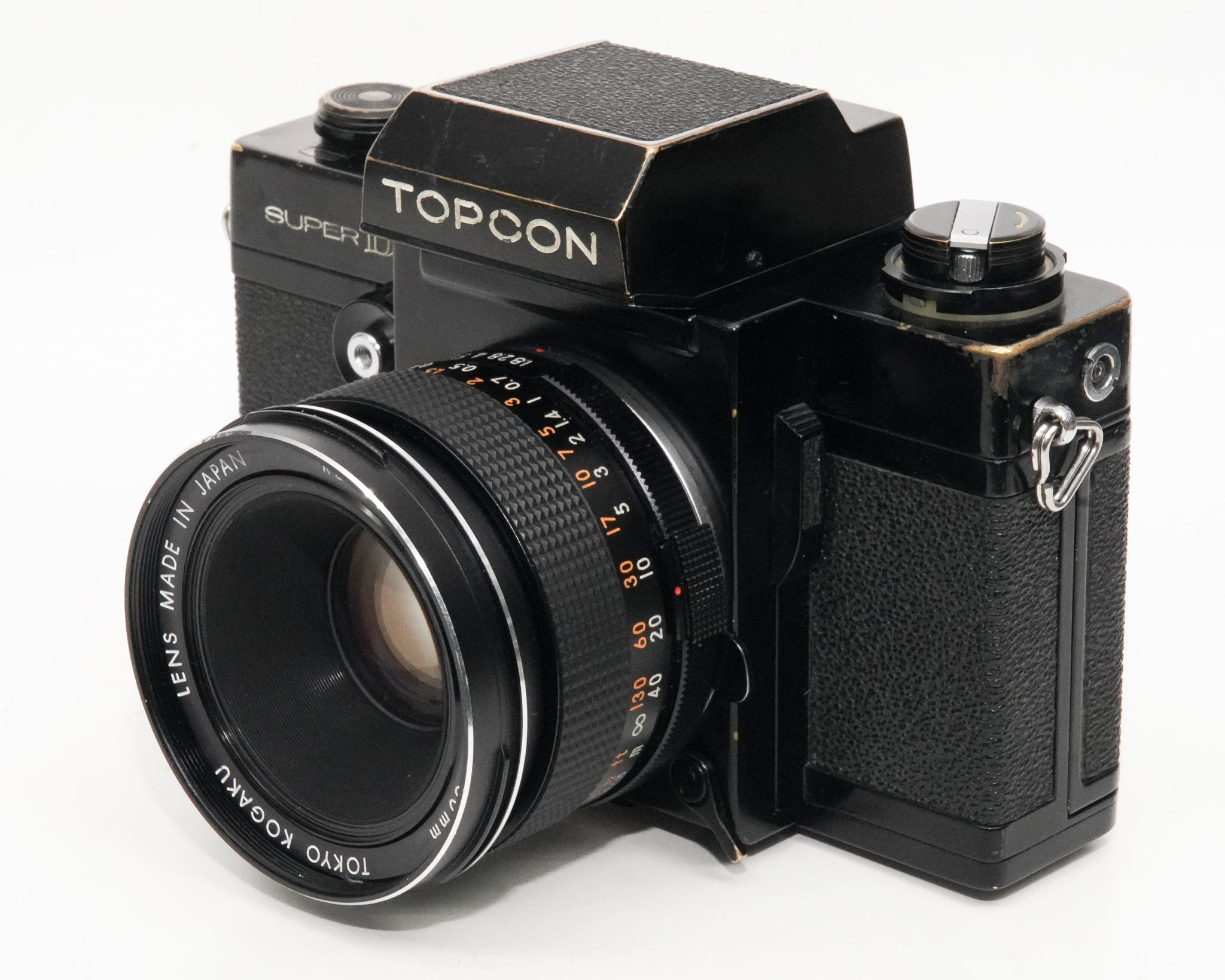 TOPCON SUPER DM + RE GN 50/1.8 TOPCOR セット 露出計良好 エキザクタマウント 東京光学 トプコールの画像