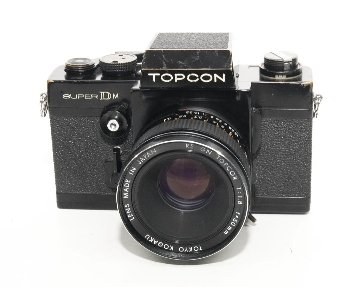 TOPCON SUPER DM + RE GN 50/1.8 TOPCOR セット 露出計良好 エキザクタマウント 東京光学 トプコールの画像