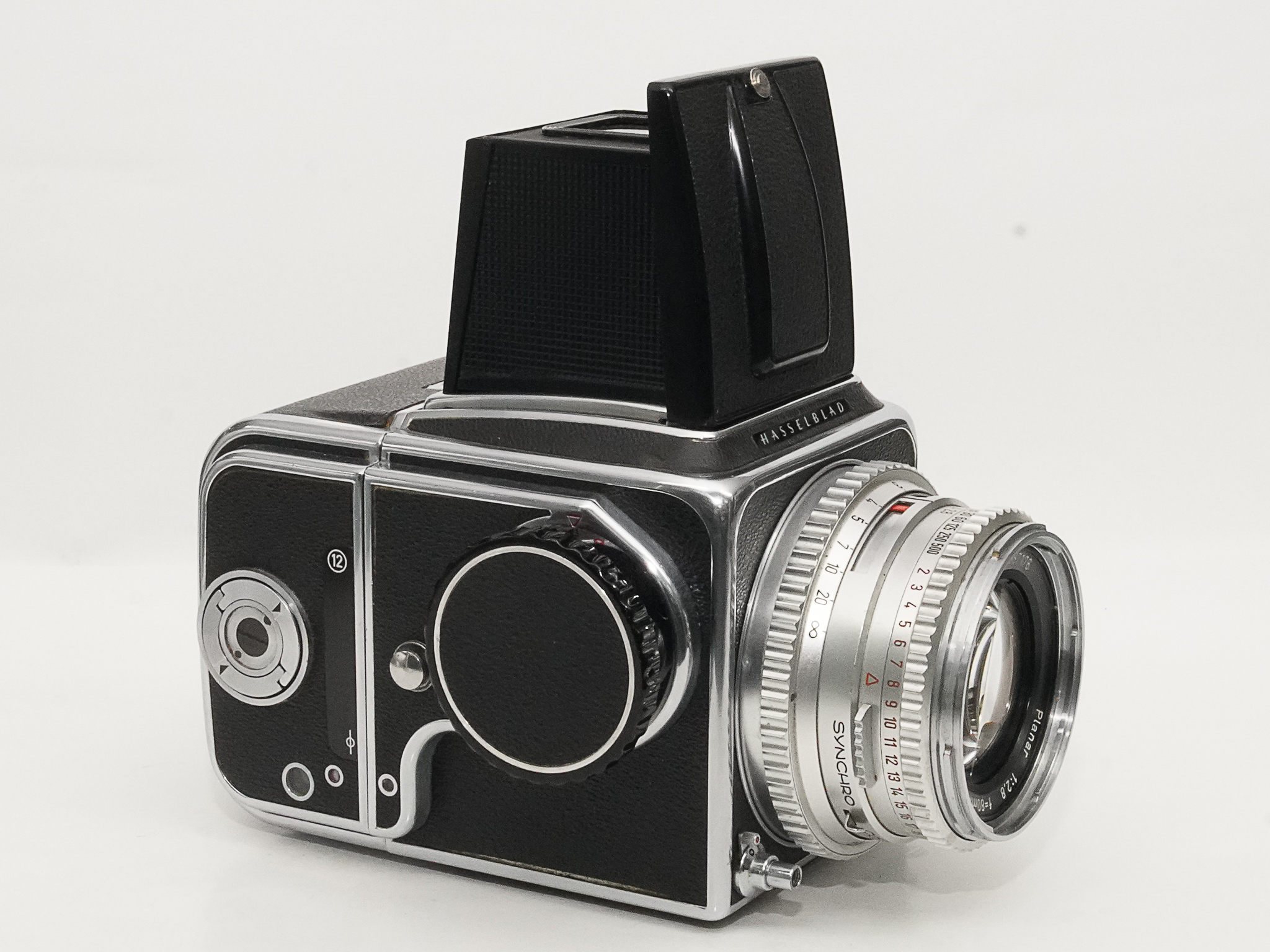 Hasselblad 500C  80/2.8 Planar (Cレンズ ) M-12マガジン スタンダード焦点板 ネックストラップ付 日本語使用説明書付(コピー)の画像
