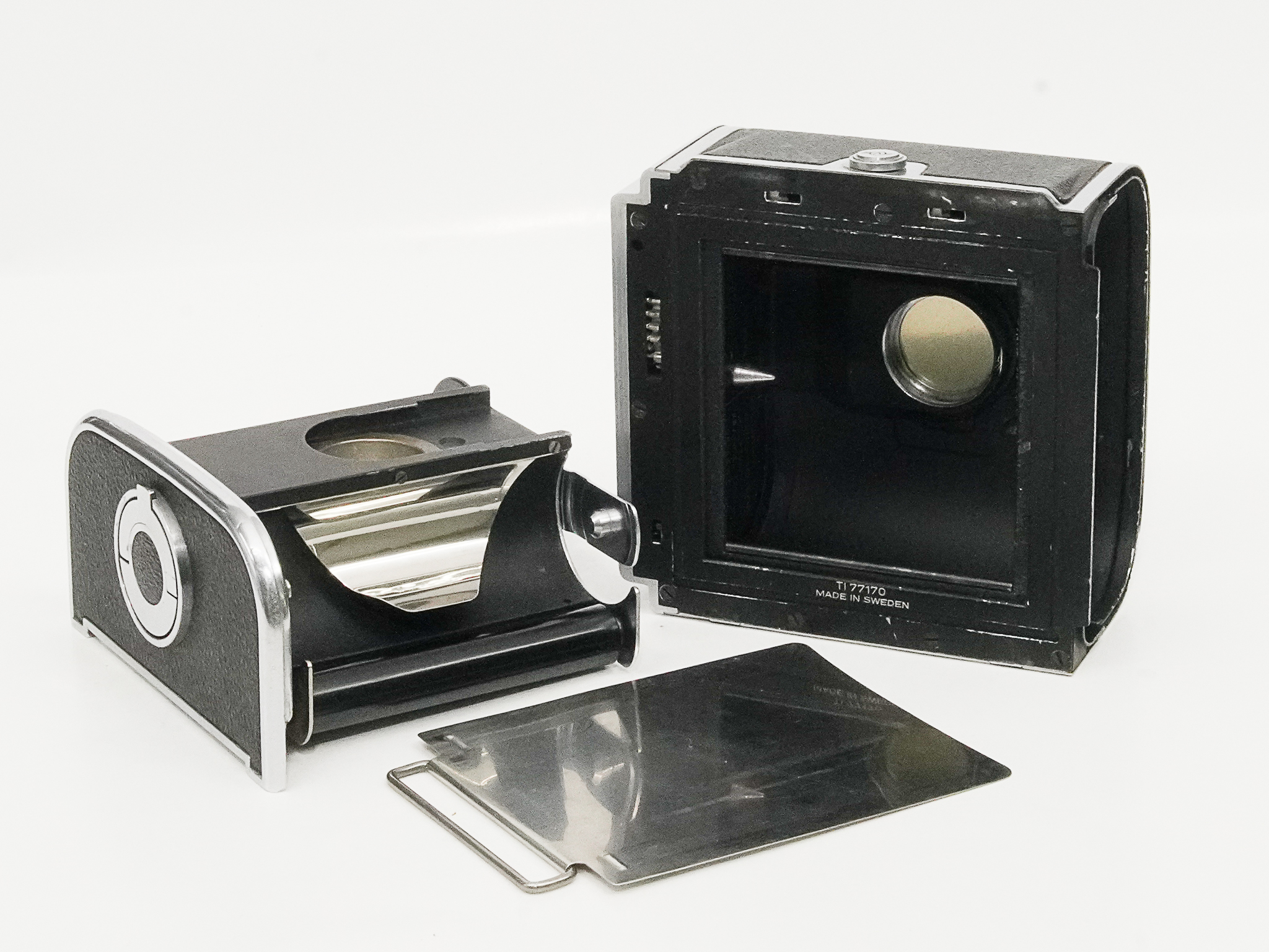 Hasselblad 500C  80/2.8 Planar (Cレンズ ) M-12マガジン スタンダード焦点板 ネックストラップ付 日本語使用説明書付(コピー)の画像