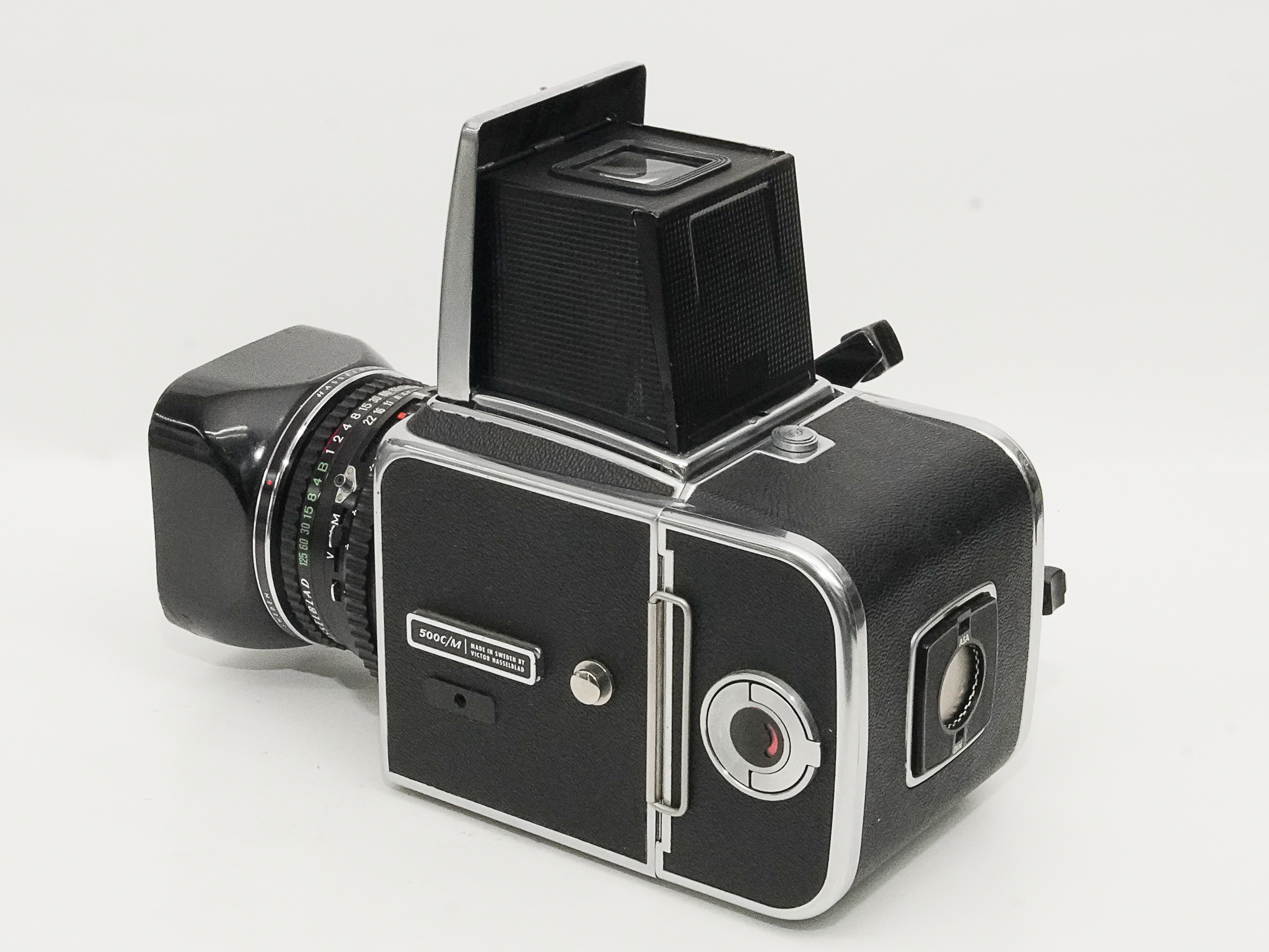 Hasselblad 500C/M  ,  80/2.8 Planar T☆ (Cレンズ ) M-12マガジン スタンダード焦点板 ネックストラップ付 日本語使用説明書付(コピー) の画像
