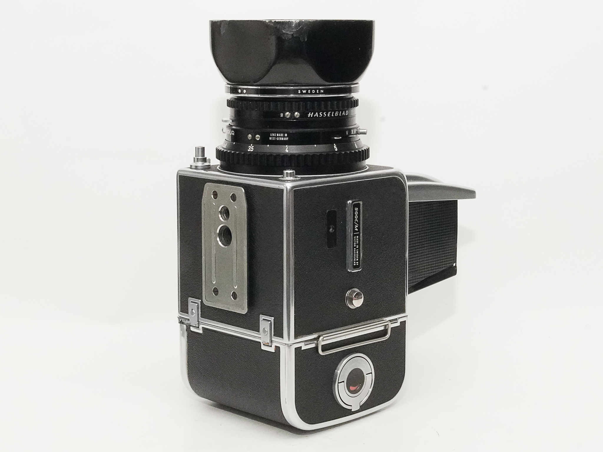 Hasselblad 500C/M  ,  80/2.8 Planar T☆ (Cレンズ ) M-12マガジン スタンダード焦点板 ネックストラップ付 日本語使用説明書付(コピー) の画像