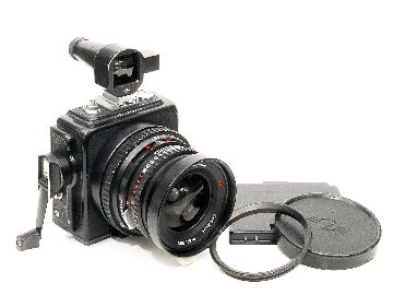 Hasselblad SWC 38/4.5 Biogon T ☆ (C-レンズ） ビューファインダー付き(メタル) ネックストラップ付 メタルレンズフード付 (フードキャップ付) の画像
