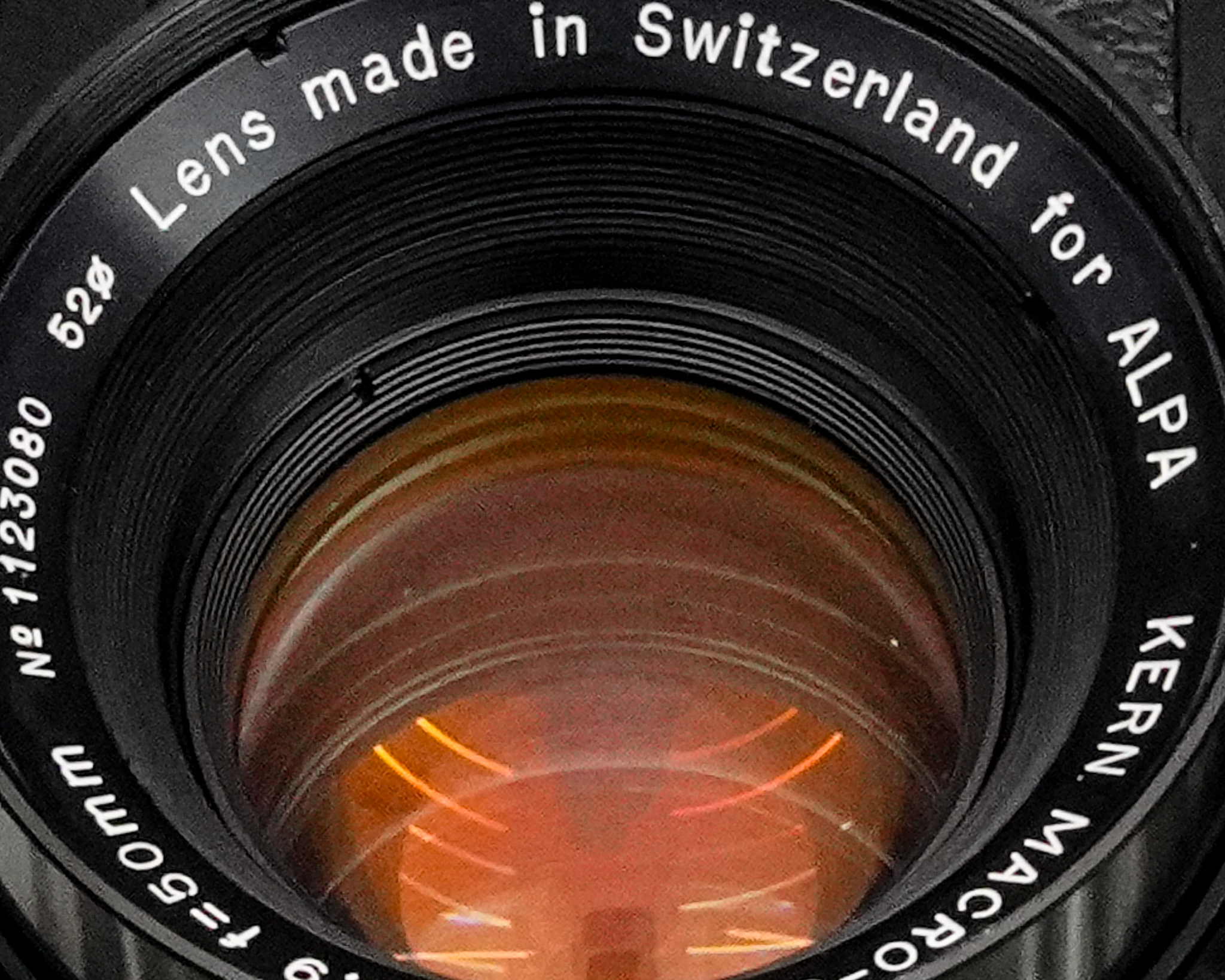 ALPA  2000Si  50/1.9 Macro SWITAR付 オリジナル前キャップ付の画像