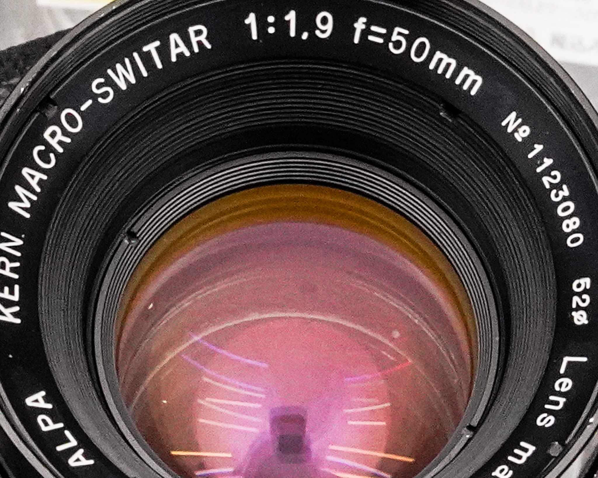 ALPA  2000Si  50/1.9 Macro SWITAR付 オリジナル前キャップ付の画像
