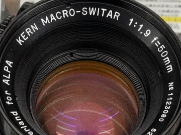 ALPA  2000Si  50/1.9 Macro SWITAR付 オリジナル前キャップ付の画像