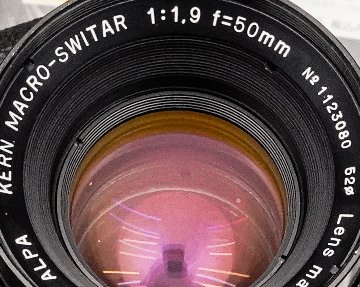 ALPA  2000Si  50/1.9 Macro SWITAR付 オリジナル前キャップ付の画像