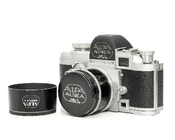 50/1.8 KERN-MACRO-SWITAR AR  (Switzerland)  SN.1031947  純正前後キャップ、フード、元箱付 自動絞り、95%	の画像