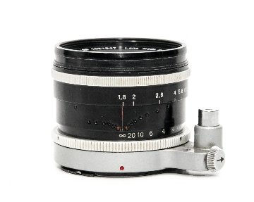 50/1.8 KERN-MACRO-SWITAR AR  (Switzerland)  SN.1031947  純正前後キャップ、フード、元箱付 自動絞り、95%	の画像