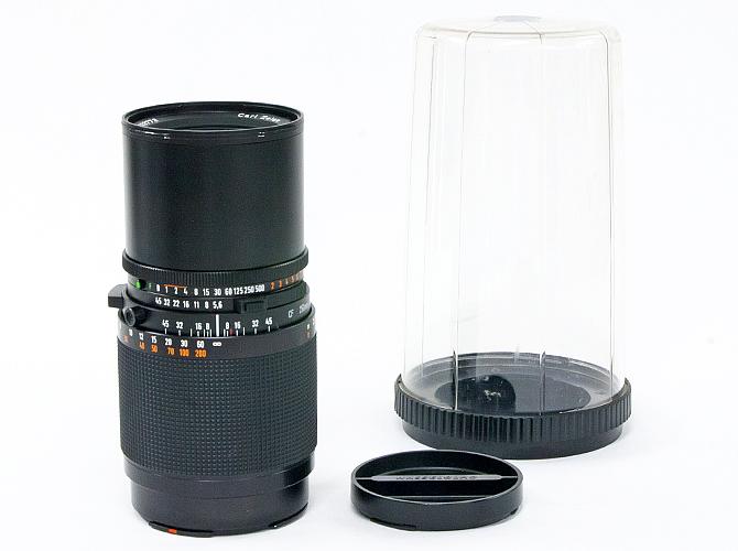 250/5.6 Sonnar T* (CFレンズ) ハッセルブラッド Vシリーズ用  前後キャップ付 Pケース付き  Pronter Shutter付　の画像