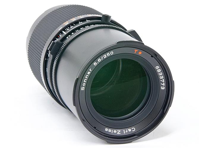 250/5.6 Sonnar T* (CFレンズ) ハッセルブラッド Vシリーズ用  前後キャップ付 Pケース付き  Pronter Shutter付　の画像