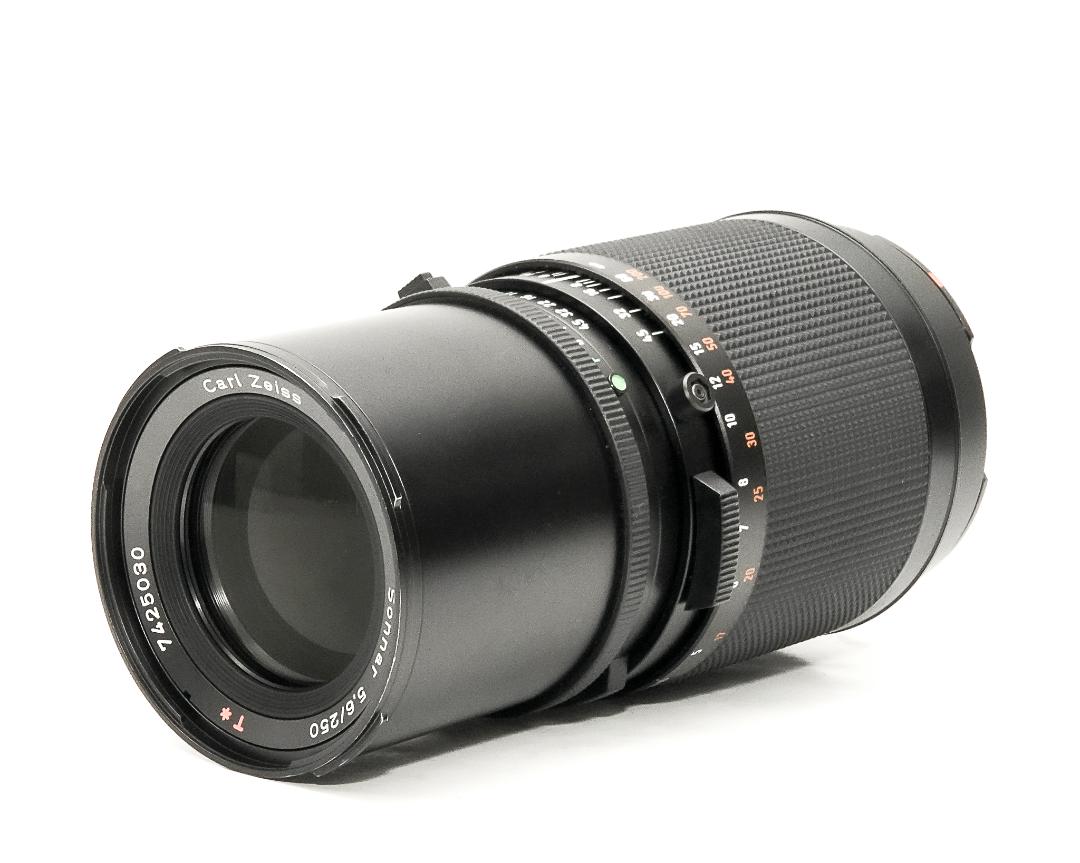 250/5.6 Sonnar T* (CFレンズ) ハッセルブラッド Vシリーズ用  前後キャップ付　 Pronter Shutter付の画像