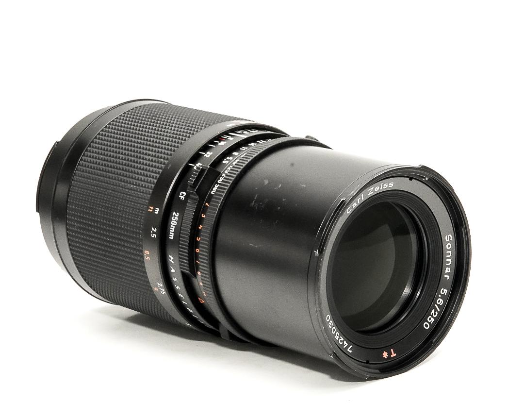 250/5.6 Sonnar T* (CFレンズ) ハッセルブラッド Vシリーズ用  前後キャップ付　 Pronter Shutter付の画像
