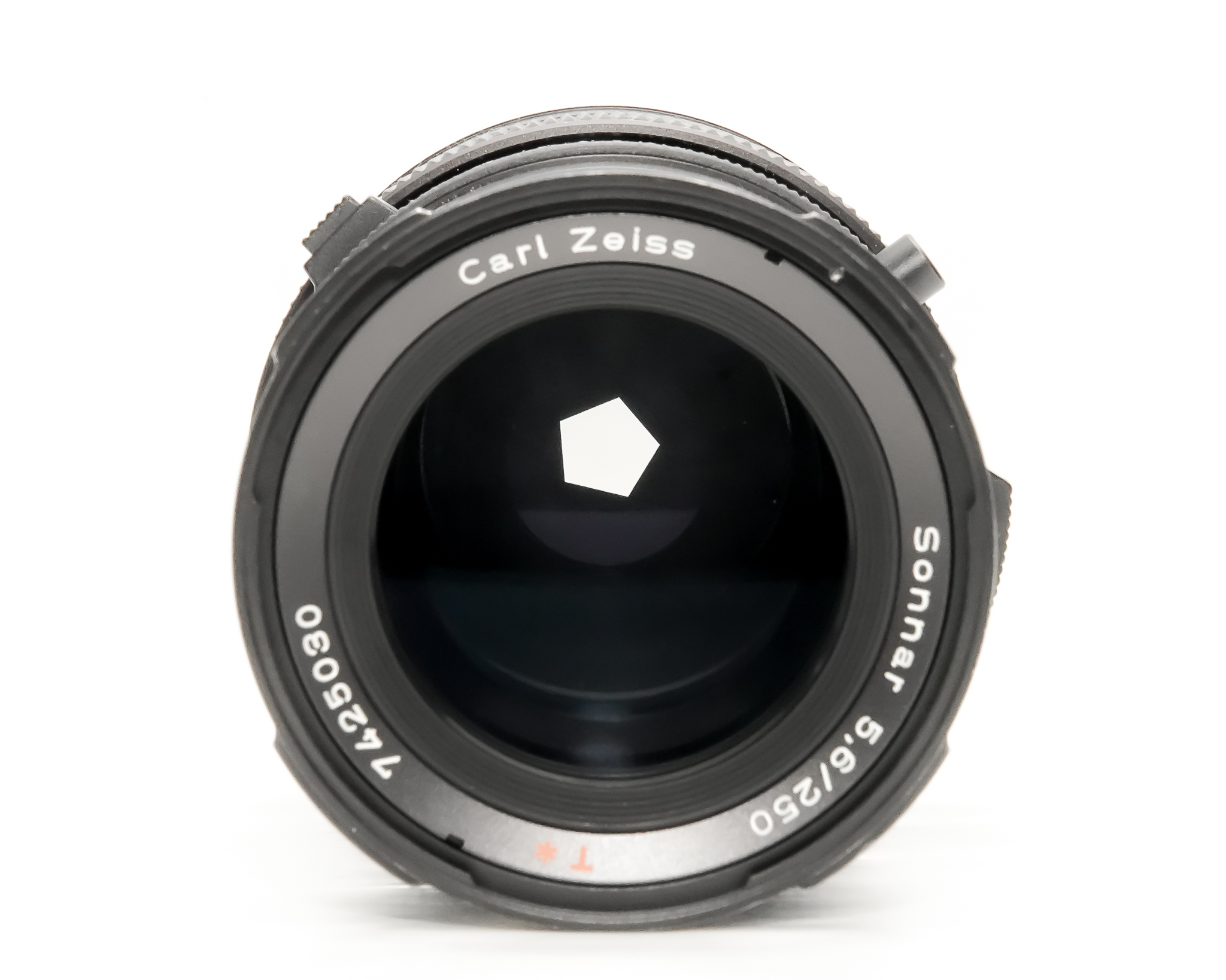 250/5.6 Sonnar T* (CFレンズ) ハッセルブラッド Vシリーズ用  前後キャップ付　 Pronter Shutter付の画像