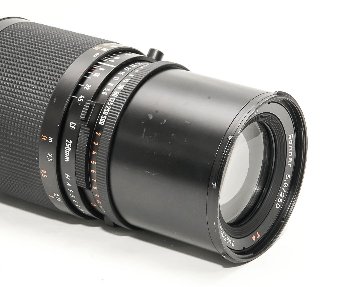 250/5.6 Sonnar T* (CFレンズ) ハッセルブラッド Vシリーズ用  前後キャップ付　 Pronter Shutter付の画像