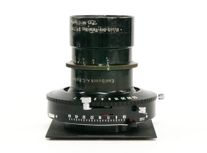 406/7.7 Busch-Bis-Telar (Emil Busch A.-G.Rathenow)  Barrel Lens　真円の丸々絞りの画像