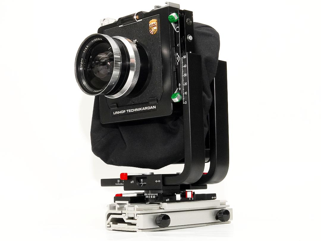 テクニカルカルダン  6×9   平行蛇腹、袋蛇腹、フード、リンホフフィルムホルダー セットの画像