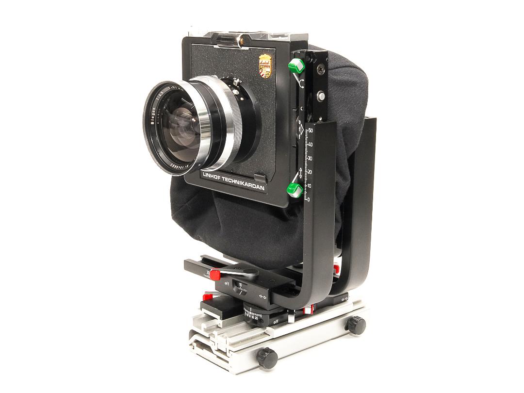 テクニカルカルダン  6×9   平行蛇腹、袋蛇腹、フード、リンホフフィルムホルダー セットの画像