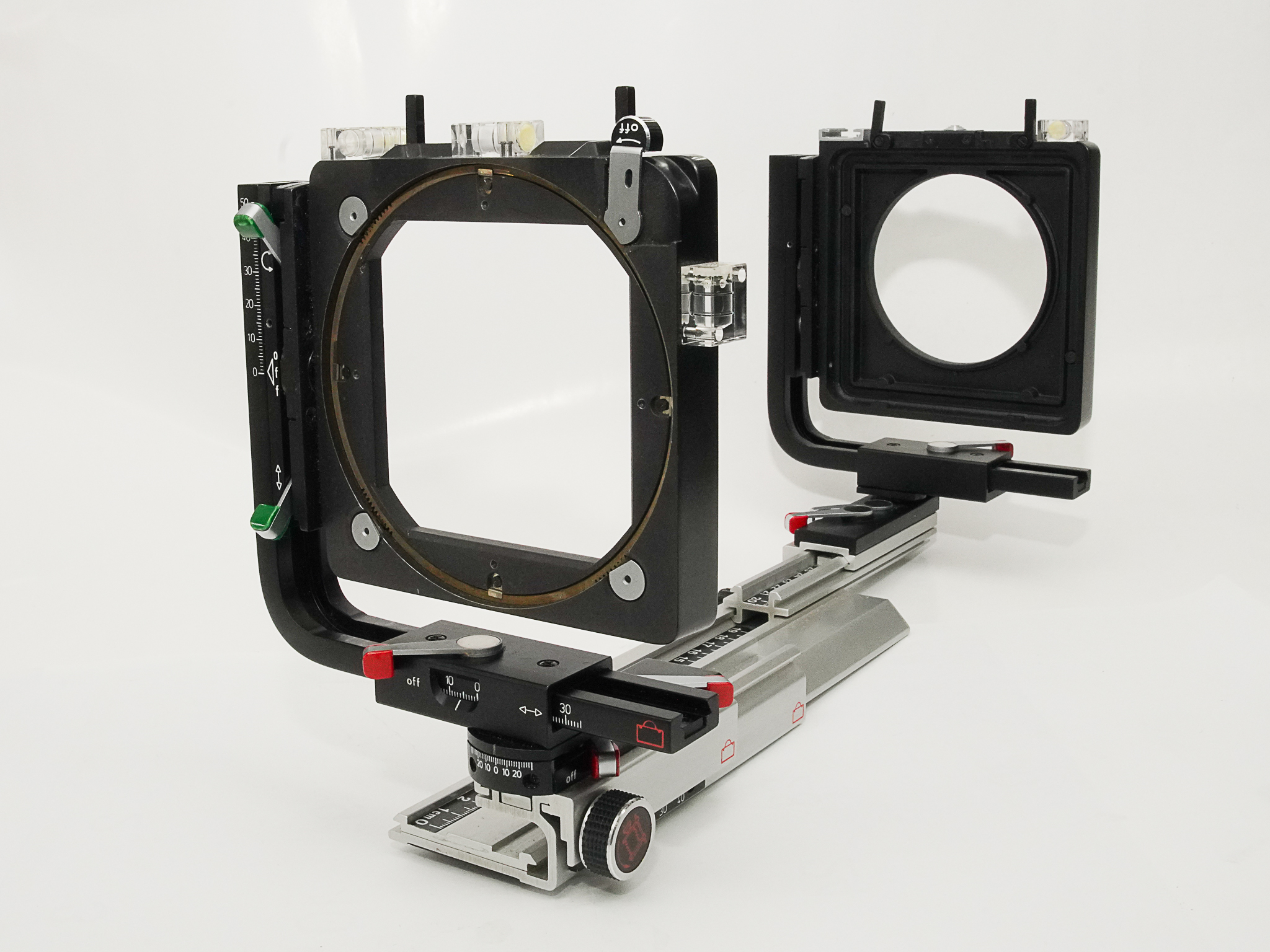 テクニカルカルダン  6×9   平行蛇腹、袋蛇腹、フード、リンホフフィルムホルダー セットの画像