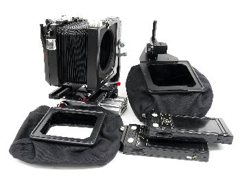 テクニカルカルダン  6×9   平行蛇腹、袋蛇腹、フード、リンホフフィルムホルダー セットの画像