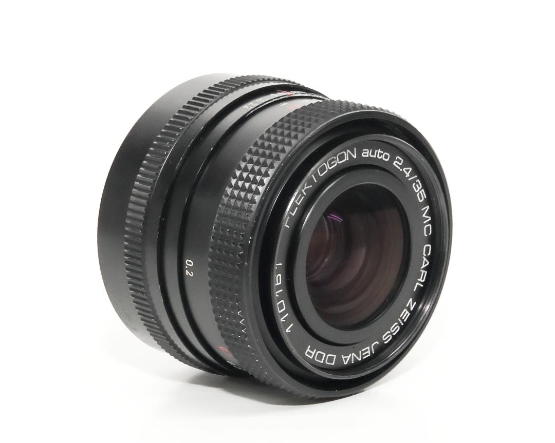 35/2.4 Flektogon MC (aus JENA DDR) M42マウント  手動絞り&自動絞り切り替えレバー有り 前後キヤップ付 L#SN110161の画像