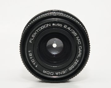 35/2.4 Flektogon MC (aus JENA DDR) M42マウント  手動絞り&自動絞り切り替えレバー有り 前後キヤップ付 L#SN110161の画像