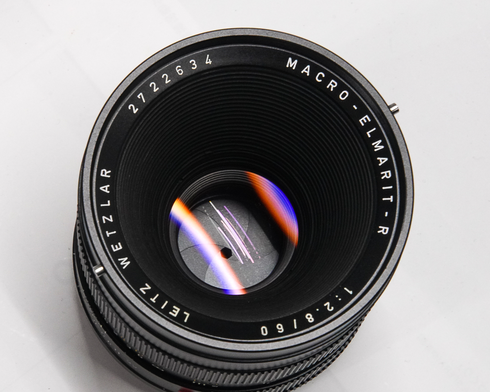 60/2.8 Macro-ELMARIT-R ライカ R 用 　(Germany) L#2722634 接写リング付 前後キャップ付 の画像