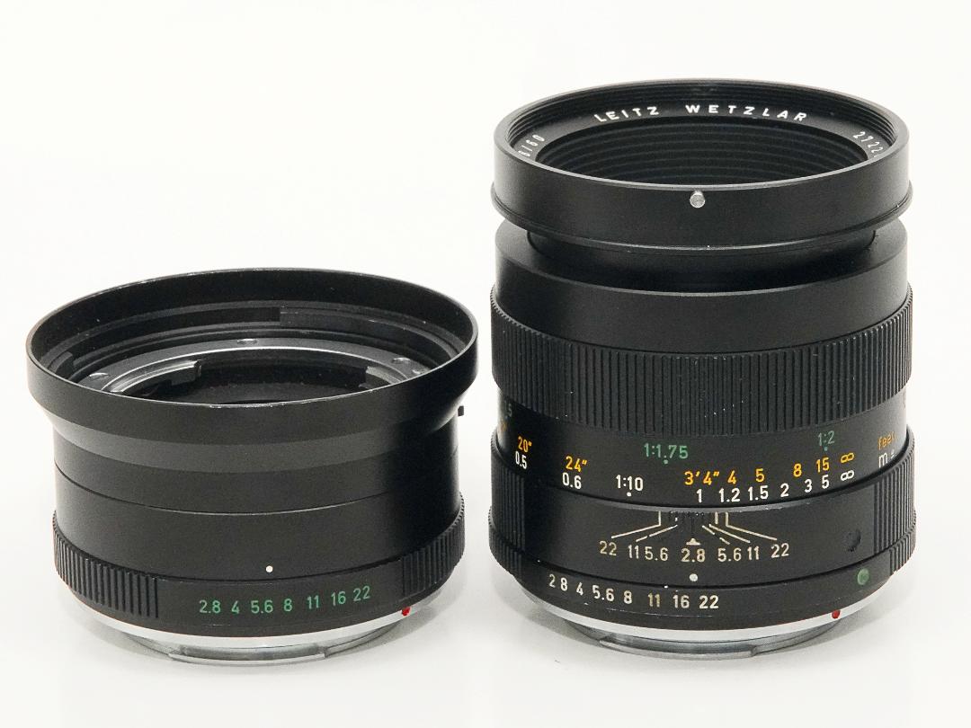 60/2.8 Macro-ELMARIT-R ライカ R 用 　(Germany) L#2722634 接写リング付 前後キャップ付 の画像
